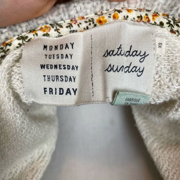 Saturday Sunday Cable Knit Cardigan Sweater Wool - Picture 8 of 8